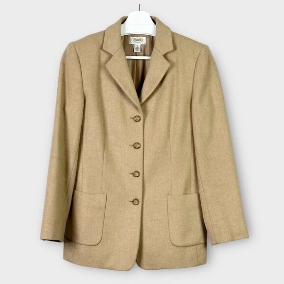 Vintage Talbot's Petites Camel Hair Blazer - Picture 1 of 9